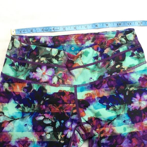 Athleta Leggings Floral Fade Sonar Capri Women's XS Activewear Workout‎ Pants - Picture 8 of 15